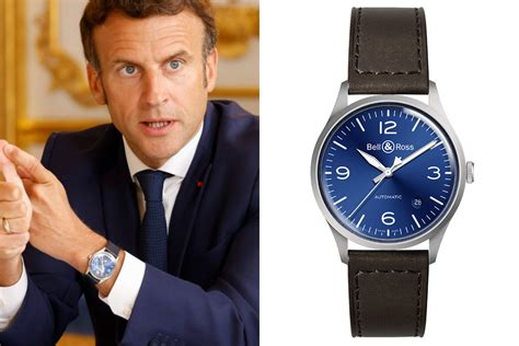 horloge macron|emmanuel macron watch removed.